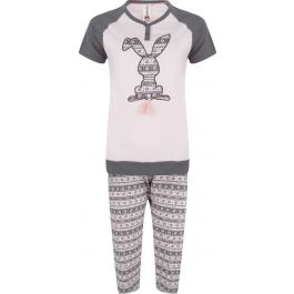 Rebelle Meisjes Pyjama Grijs Roze Bestel Eenvoudig Online Gratis