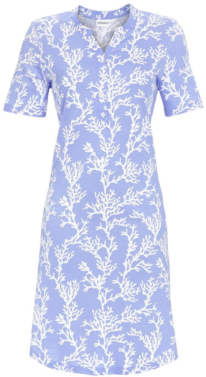 Blauw koraal nachthemd Ringella