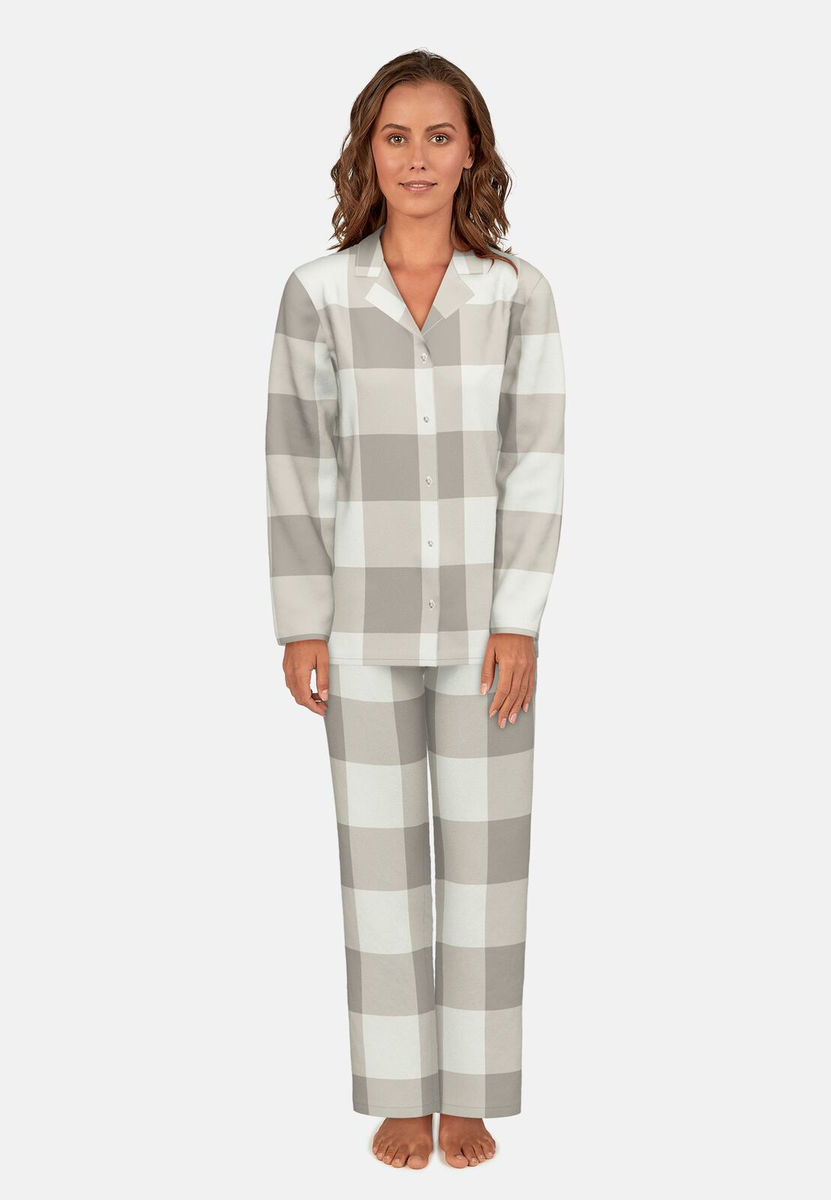 Flanellen dames pyjama van Tom Tailor