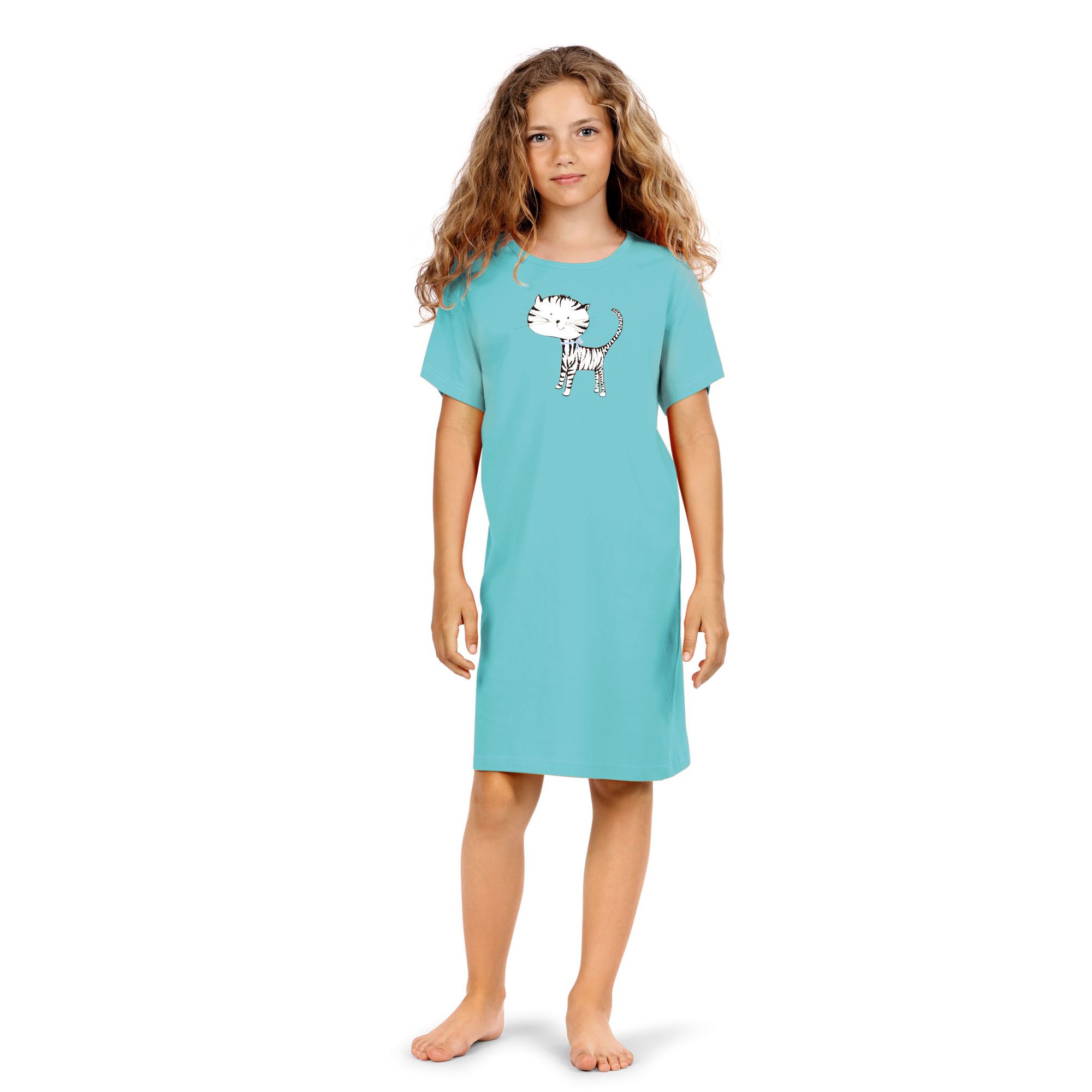 vergaan B.C. Walter Cunningham Turquoise meisjes nachthemd Comtessa | Bestel eenvoudig online | Gratis  verzending | Snel in huis | Online de mooiste pyjama's, nachthemden,  ondermode en meer