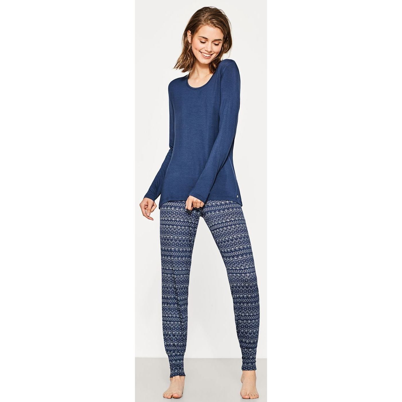 Glans Lyrisch reactie Blauwe dames pyjama van Esprit | Bestel eenvoudig online | Gratis  verzending | Snel in huis | Online de mooiste pyjama's, nachthemden,  ondermode en meer