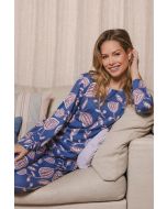 Blauwe dames Pastunette pyjama