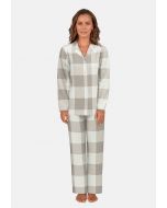 Flanellen dames pyjama van Tom Tailor