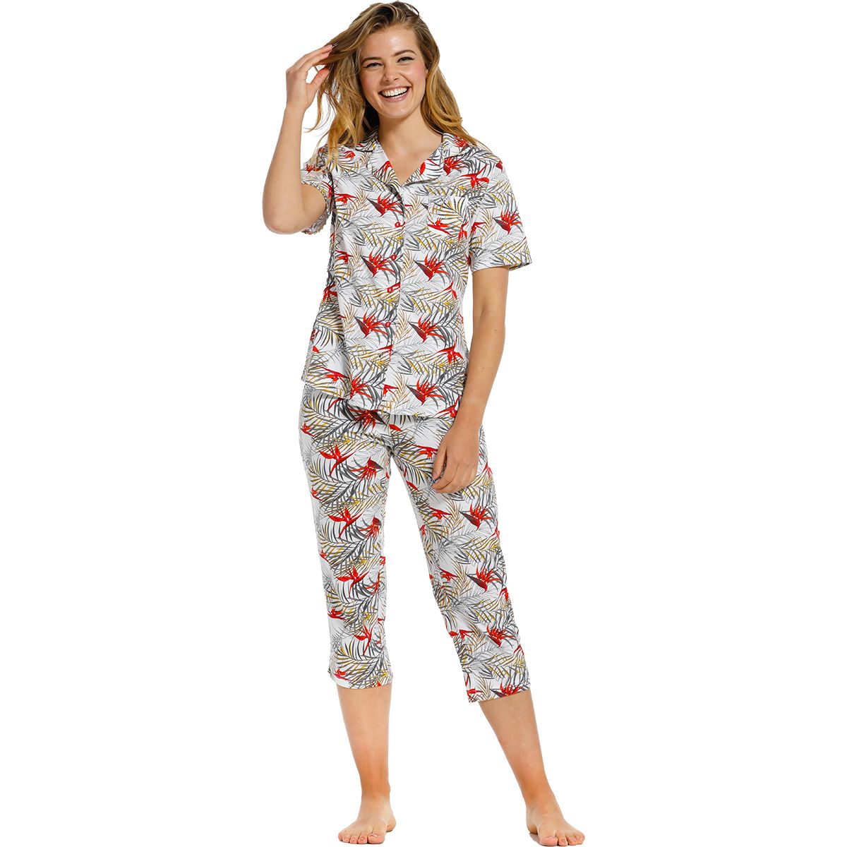 Voorafgaan informeel Bandiet Katoenen dames doorknoop pyjama | Gratis verzending | Gratis retour | Snel  in huis | Online de mooiste pyjama's, nachthemden, ondermode en meer