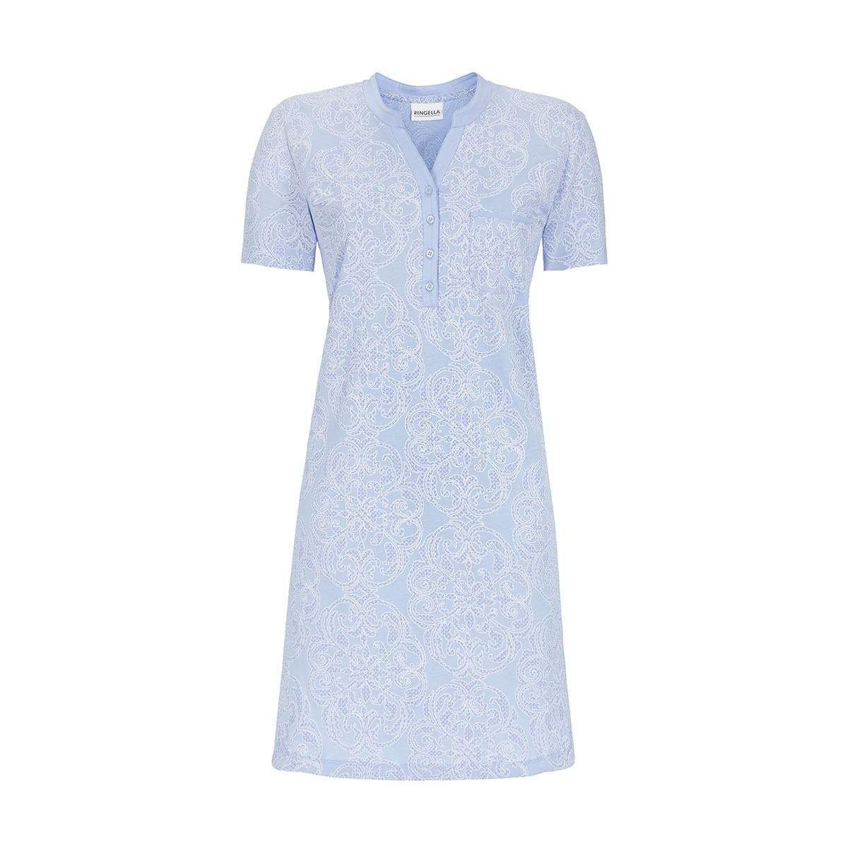 Dusver hoog Gemiddeld Blauw dames nachthemd Ringella korte mouw | Bestel eenvoudig online |  Gratis verzending | Snel in huis | Online de mooiste pyjama's, nachthemden,  ondermode en meer