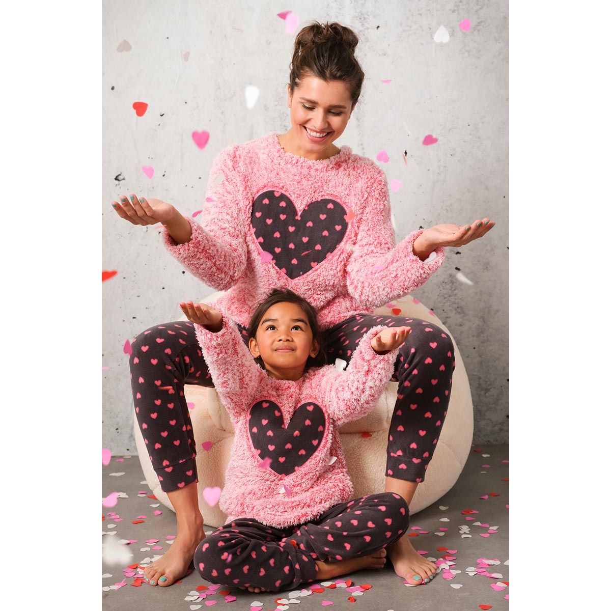 beroemd Beperking salon Fluffy fleece roze meisjes huispak | Gratis verzending vanaf € 40,- en  gratis retour | Online de mooiste pyjama's, nachthemden, ondermode en meer