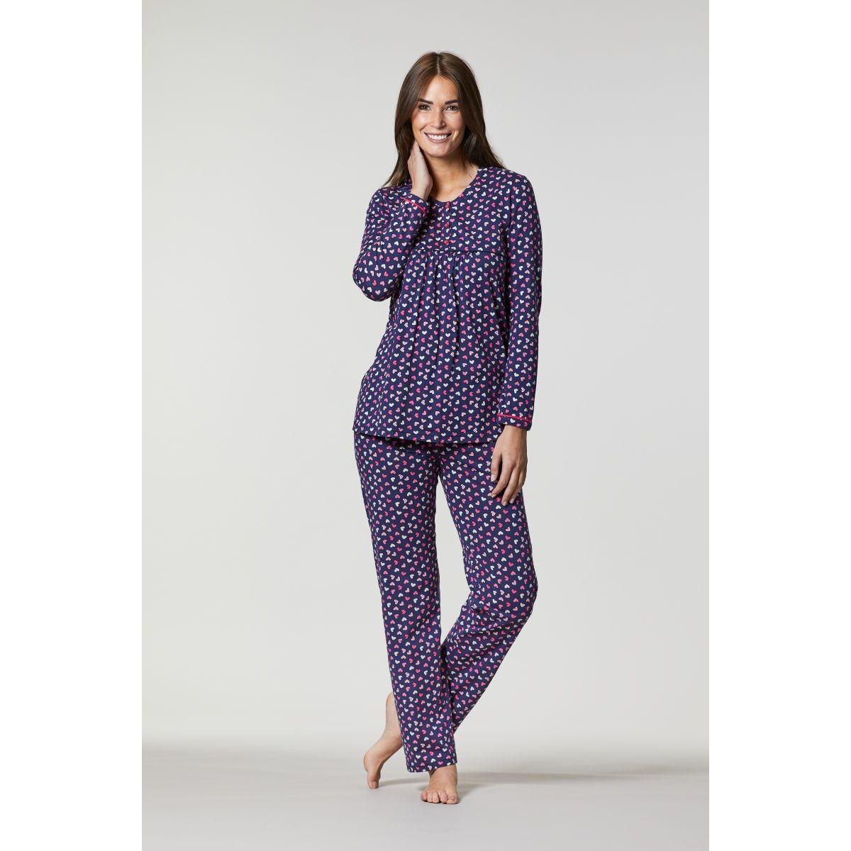 Ringella dames pyjama hartjes | Gratis verzending Pyjama-webshop Online de mooiste pyjama's, nachthemden en