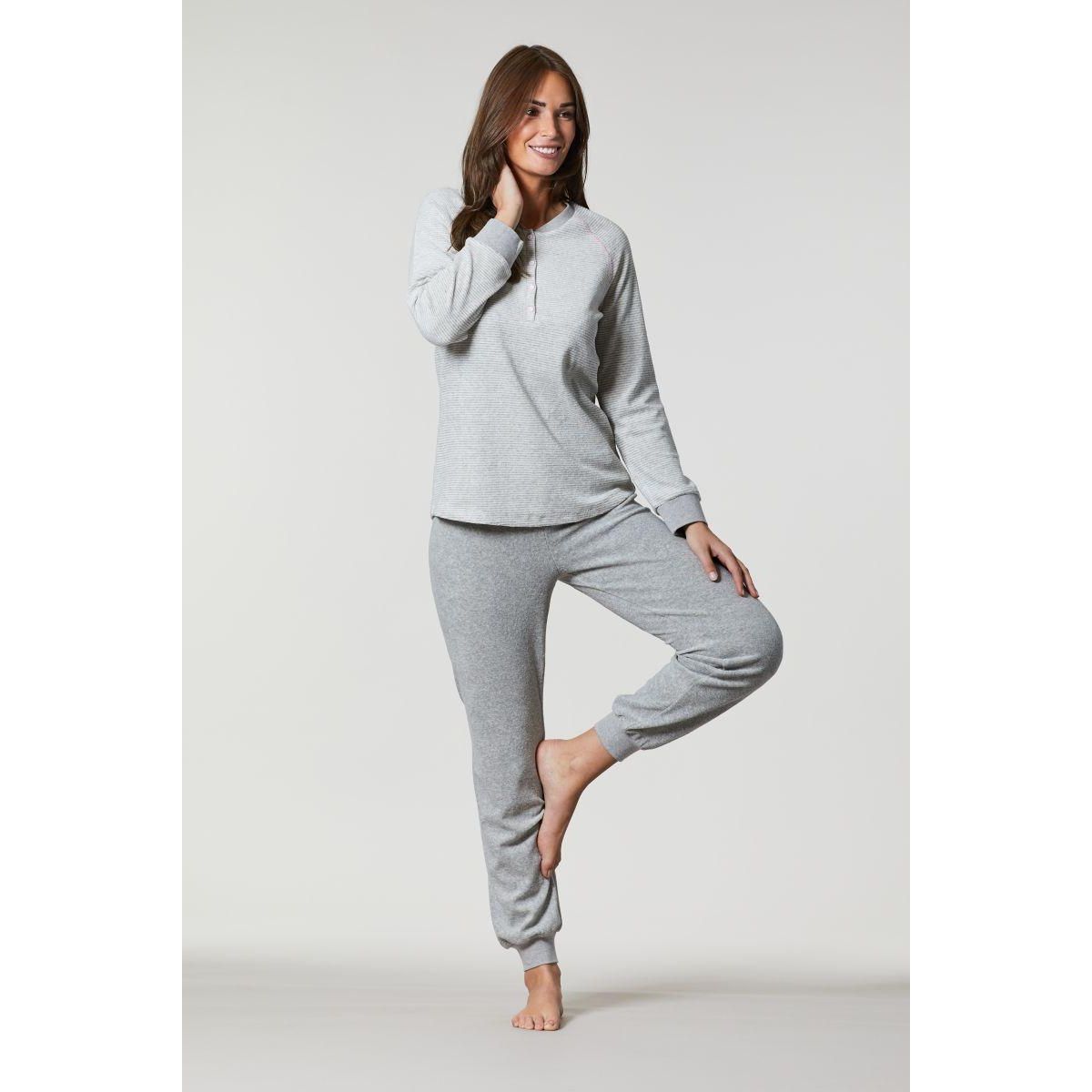 Aankoop Verslagen Matron Grijze badstof pyjama Ringella | Gratis verzending Pyjama-webshop | Online  de mooiste pyjama's, nachthemden, ondermode en meer