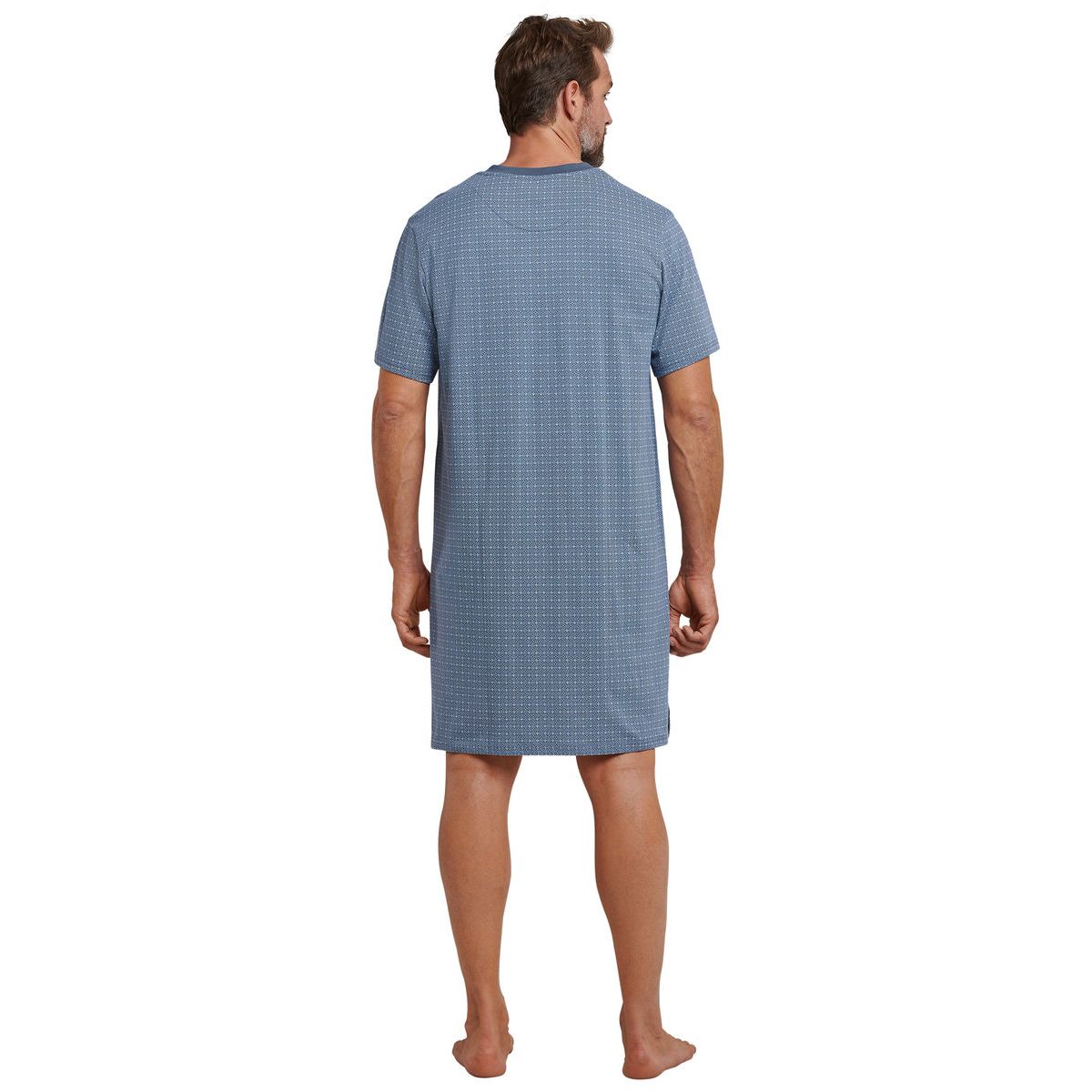Schiesser heren nachthemd indigo blauw | in Gratis huis meer Online ondermode de | Snel online en nachthemden, Bestel | mooiste verzending | pyjama\'s, eenvoudig