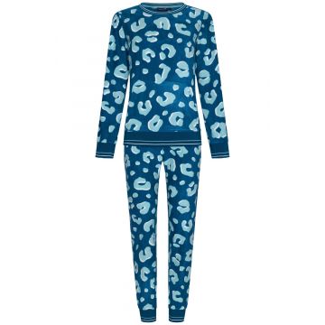 Warme fleece pyjama panterprint Rebelle