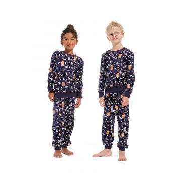 Warme uniseks kinderpyjama popcorn Robin