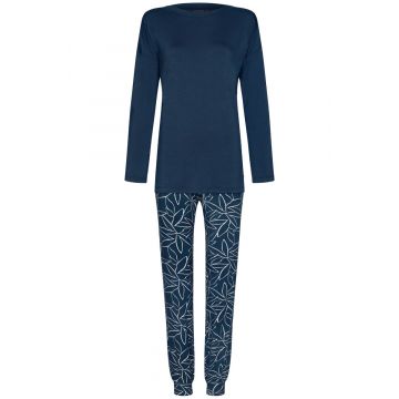 Duurzame marineblauwe pyjama Pastunette