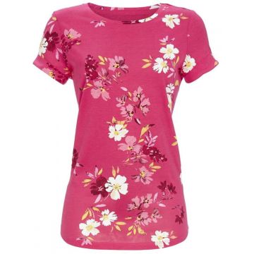 Fuchsia gebloemd pyjamashirt Ringella