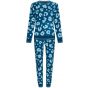 Warme fleece pyjama panterprint Rebelle