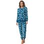 Warme fleece pyjama panterprint Rebelle