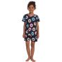 Blauw donuts meisjes shortama Rebelle