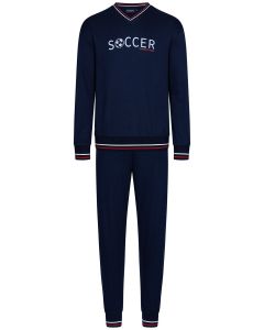 Warme heren pyjama soccer