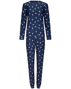 Fleece pyjama blauw Hayley