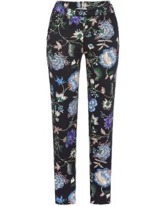 Zwarte bloemen pyjamabroek Ringella