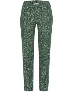 Groene pyjamabroek grafisch patroon