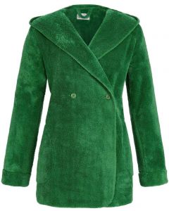 Zacht lounge fleece jasje Ringella groen